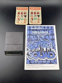 Bomb Squad - Intellivision - w/ Manual & Two Overlays - Tested & Works