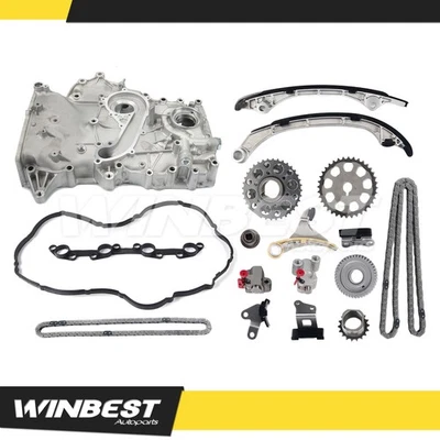 For 2005-2014 Toyota Tacoma 4Runner 2.7L Timing Chain Kit Oil Pump Valve Cover — 第 1/4 张图片