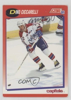 1991-92 Score Canadian Bilingual Dino Ciccarelli #128 HOF - Image 1 of 2