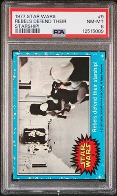 1977 Topps Star Wars Rebels Defend Their Starship! No. 9 PSA 9 (ST) - Image 1 of 2