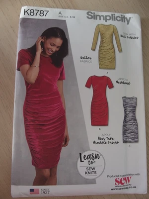 Simplicity Sewing pattern K8787 for dress design your look - Image 1 of 2