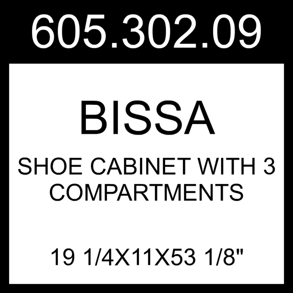 Zapatero IKEA BISSA con 3 compartimentos 605.302.09 Foto 1 de 1