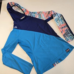 Adidas Running Climalite Laufshirt mit Kapuze Damen Größe S - Bild 1 von 8