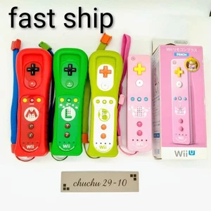 NINTENDO WII Remote Motion Plus Controller Mario Luigi Yoshi Peach Set Used JP - Picture 1 of 9