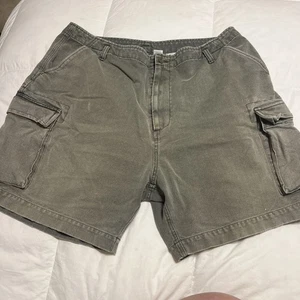 American Eagle Outfitters Cargo 100% Cotton Size 40 Army Green - Picture 1 of 7