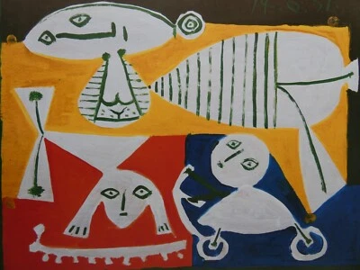 Pablo PICASSO (1881-1973) - Meré er enfants juant, 1951 - Bild 1 von 4