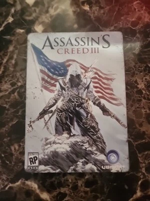 Assassins creed 3 (PS3) Steel Book Case Brand new with minor scratches - Image 1 of 2