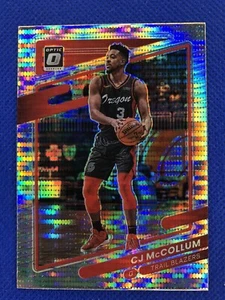 2021-22 #131 CJ McCollum Panini Donruss Optic Basketball Silver Pulsar Prizm - Picture 1 of 2