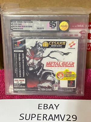 Metal Gear Solid Integral PS1 JAPAN RELEASE 1999 VGA GRADED 95 ARCHIVAL CASE - Image 1 of 4