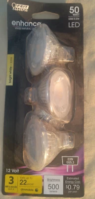 Feit LED 35-Watt Equiv. 6.6W MR16 GU5.3 Bi-Pin Track Light Bright White - Image 1 of 4