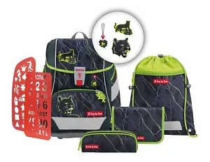 Step by Step 2in1 Plus Schulranzen-Set 6-teilig Danger Cat Chiko dunkelgrau - Bild 1 von 7