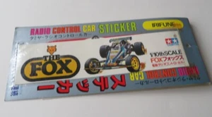 Tamiya The Fox Vehicle Vintage Japanese Box Art Sticker NEW 58051 (17.5x4.3cm) - Picture 1 of 1