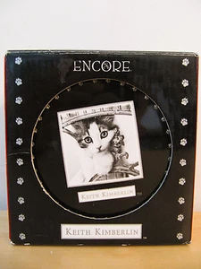 NEW Encore Keith Kimberlin “Peeking Kitten” Set of 4 Ceramic Coasters - Picture 1 of 1