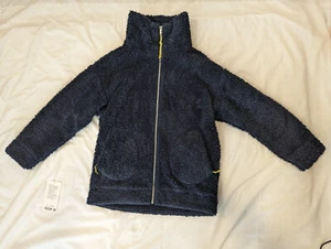Womens Lululemon Oh So Sherpa Jacket Coat True Navy Blue Size 4 LW3EEES - Picture 1 of 15