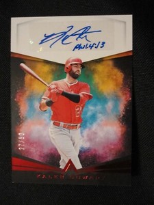 Kaleb Cowart 2020 Panini Ascension Autograph Red #50 AU Angels New York Yankees