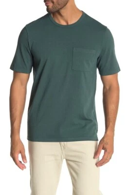 M446 CAMISETA HOMBRE CUELLO REDONDO BOLSILLO ÚNICO ALGODÓN VINCE NUEVA CON ETIQUETAS TALLA S, L, XL $85 Foto 1 de 2