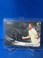 2023/24 CRICKET TRADERS LUXE AUTHENTIC FOIL BLACK - JOSH HAZELWOOD - AUSTRALIA