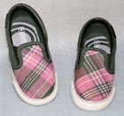 Converse Skid Grip EV Canvas Kinder Schuhe Slip On Sneaker EU 18 UK2 Khaki Pink