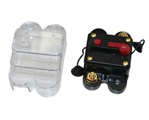 Interruptor de circuito en línea de audio para automóvil impermeable 50A para protección de 12-48V CB01C-50A - Imagen 1 de 5