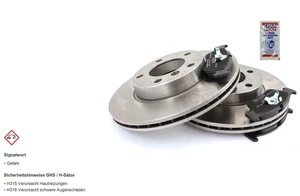 2x Dischi Freno + Pastiglie Freno Set Anteriore per Volvo 940 II Combo 960 - Foto 1 di 4