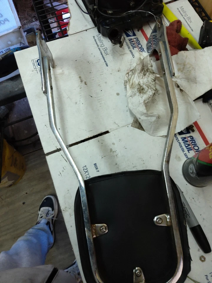 Honda VT1100C 1988 barra de respaldo Shadow con cojín Foto 1 de 4