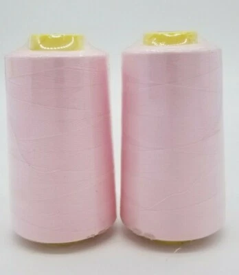 2-Pack Big Spools Sewing Serger Quilting Multi Purpose T27 Thread 6000 YDS Cone - Image 1 of 4