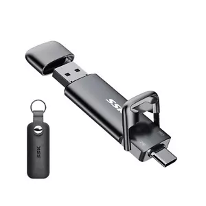 SSK 2TB SSD USB C Stick up to 1000MB/s,Fast External SSD Dual Drive Type-C + ... - Picture 1 of 7