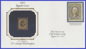 USA2 # 69 U/A RÉPLICA DORADA no FDC Washington George - Imagen 1 de 1