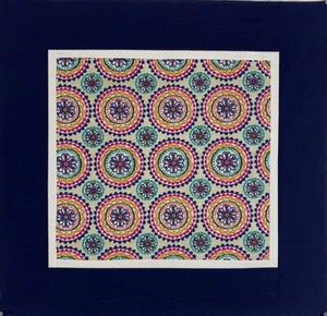 Simple, Fun Patchwork Wall Hanging/Table Topper Quilt Top  - Picture 1 of 2