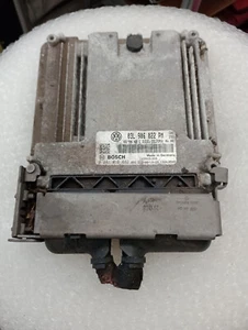 2008 VW EOS 2.0 TDI ENGINE ECU 03L906022PM 0281015882 CONTROL UNIT MODULE BRAIN - Picture 1 of 4