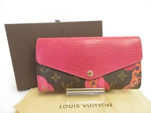 Authentic LOUIS VUITTON Epi Monogram Printed Portefeuille Sarah Long Wallet38668 - Picture 1 of 24