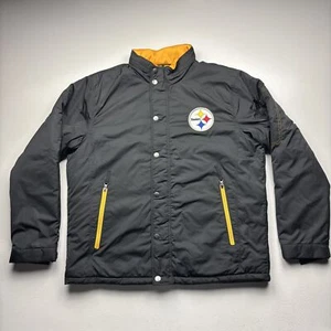 NFL Pittsburgh Steelers Jacket Men’s XL G-III Black Gold Full Zip - Picture 1 of 9
