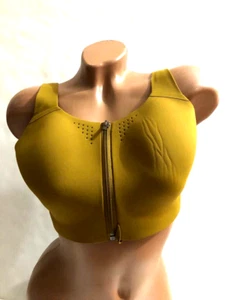 Victoria's Secret VSX Featherweight Max Front-Close Sports Bra High Impact Olive - Picture 1 of 5