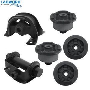 50713SJG000 6PC Diff Differential Mounting Mount Set For 88-00 Honda Civic 1.6L - Picture 1 of 16