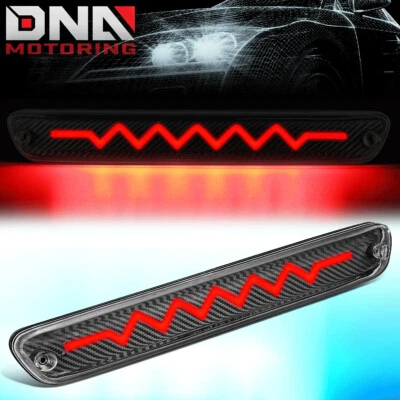 FOR 2004-2012 COLORADO SEQUENTIAL HEARTBEAT LED CARBON FIBER THIRD BRAKE LIGHT - Image 1 of 4
