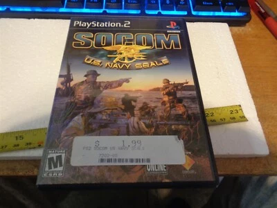Play Station 2 Computer Program SOCOM U.S. Navy Seals (NOT TESTED) (BOX#PIKE) - Image 1 of 2