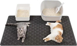 47"x35" Cat Litter Mat Durable PVC Trapping Scatter Control Non-Slip Waterproof - Picture 1 of 11