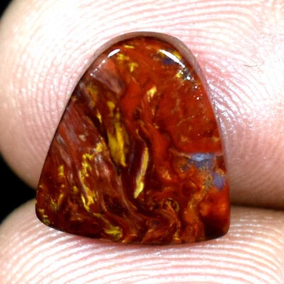 Golden Pietersite Fancy Cabochon 100% Natural Loose Gemstones 05.10Cts. - Image 1 of 3