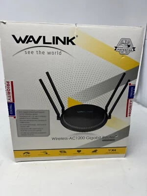 WAVLINK AC1200 WiFi Router Wireless Internet Router Dual Band 2.4/5GHZ NIB - Image 1 of 4
