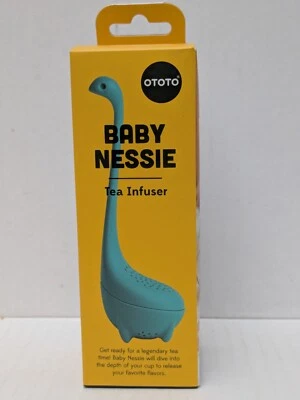 INFUSOR DE TÉ OTOTO BABY NESSIE Silicona Libre de BPA Turquesa Nuevo en Caja  Foto 1 de 4