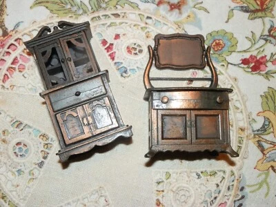Lot of Die Cast Doll House Furniture, Buffet and Dresser Durham Industries - Image 1 of 3
