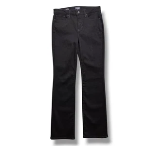 NYDJ Barbara Bootcut Jeans Womens 4 Mid Rise Lift Tuck Black - Picture 1 of 10