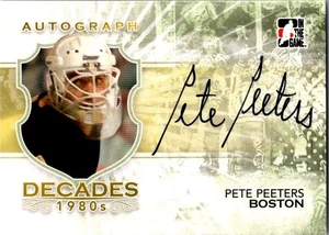 2010-11 In the Game Decades 1980s - Autógrafos Pete Peeters #A-PP (AU) - Imagen 1 de 2