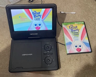 DB POWER PORTABLE DVD PLAYER BLUE 11.5" 9" SCREEN MODEL PD928 - Image 1 of 4