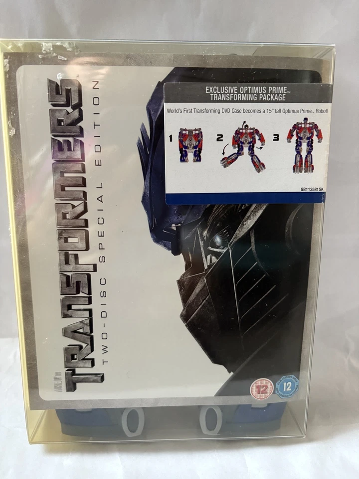 Transformers DVD Special Edition 2 Discs Optimus Prime Transforming Package - Image 1 of 4