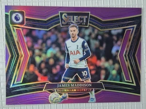 2024-25 Panini Select Premier League - Terrace James Maddison Purple Prizm /140 - Bild 1 von 2