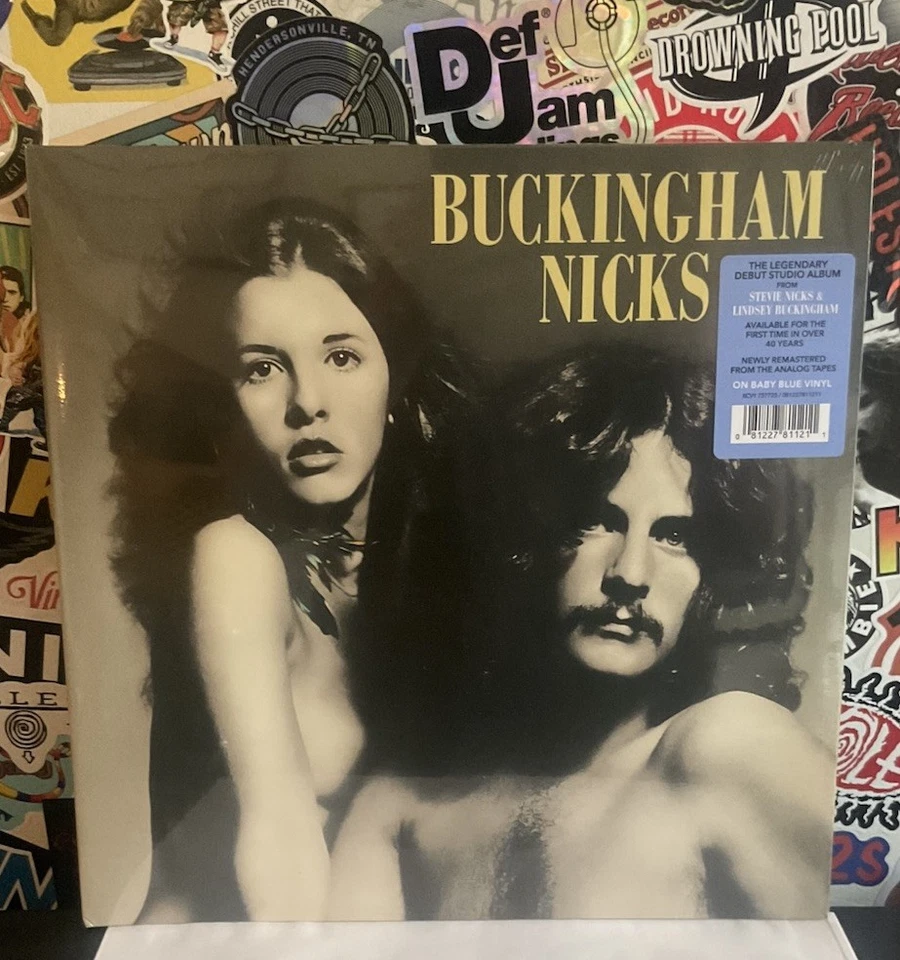 BUCKINGHAM NICKS BLUE VINYL LP RHINO MINT