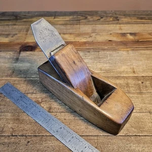 Gorgeous Antique SARGENT COFFIN PLANE w/ Original Blade/Breaker ☆NICE! ☆USA - Picture 1 of 5