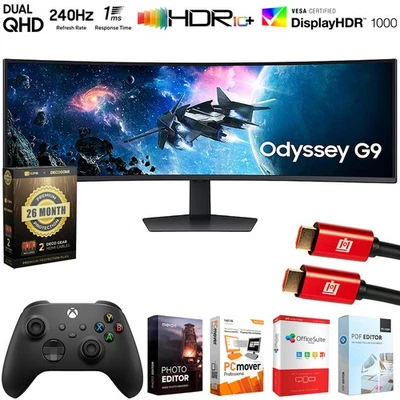 Monitor curvo Samsung 49" Odyssey G9 G95C + controlador + 26 meses de protección Foto 1 de 4