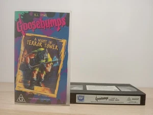 Goosebumps A Night in Terror Tower (VHS Tape) R.L. Stine AUS PAL - Bild 1 von 3